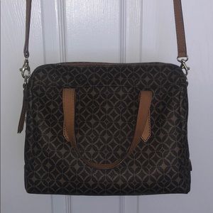 Fossil crossbody leather bag
